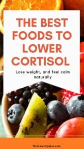 foods to reduce cortisol levels