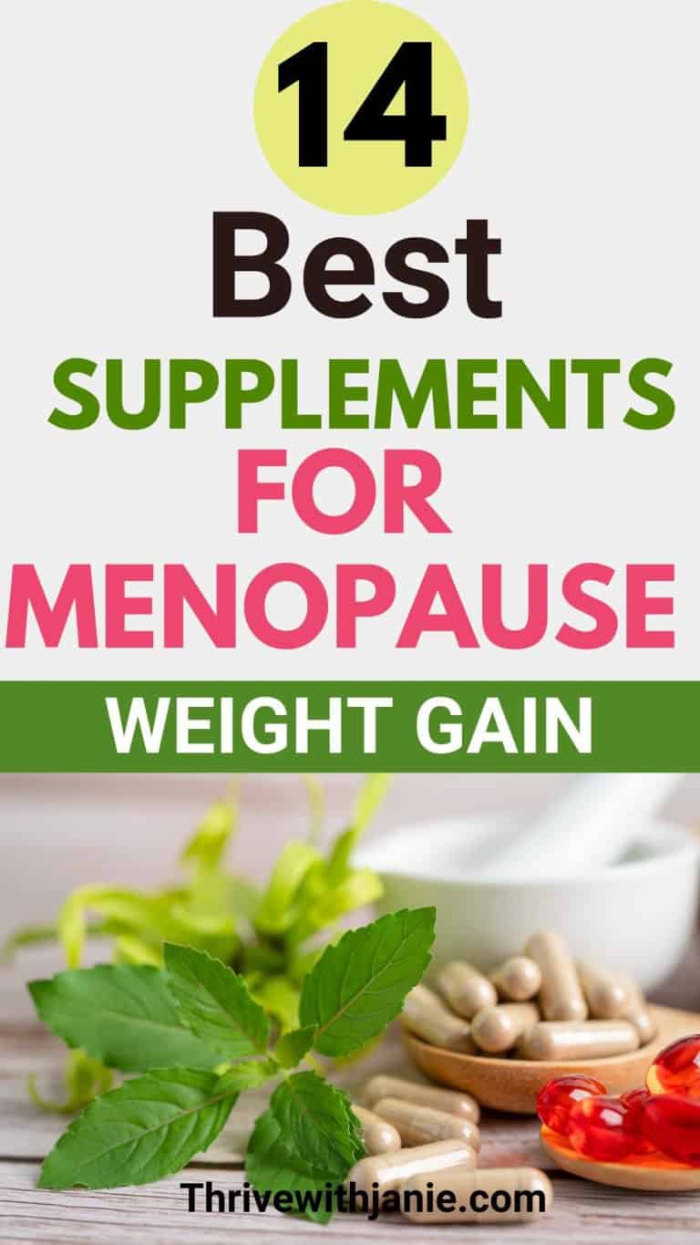 The Best Supplements For Menopause Weight Gain - Thrive With Janie