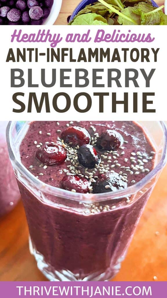 Anti-inflammatory blueberry smoothie