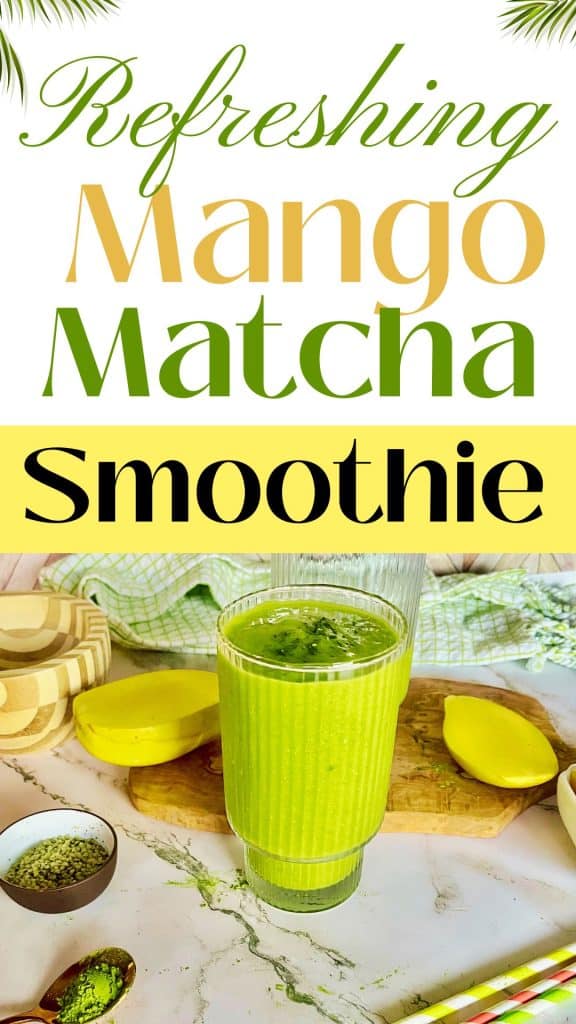 mango matcha smoothie