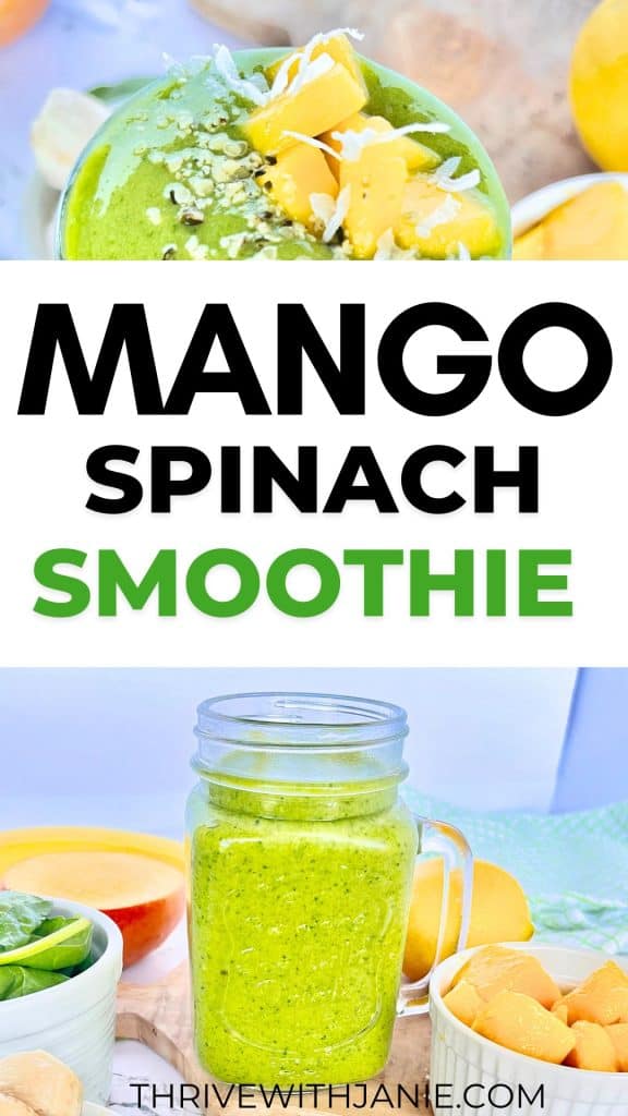 Mango spinach smoothie