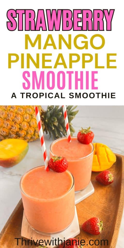 strawberry nabgo pienapple smoothie