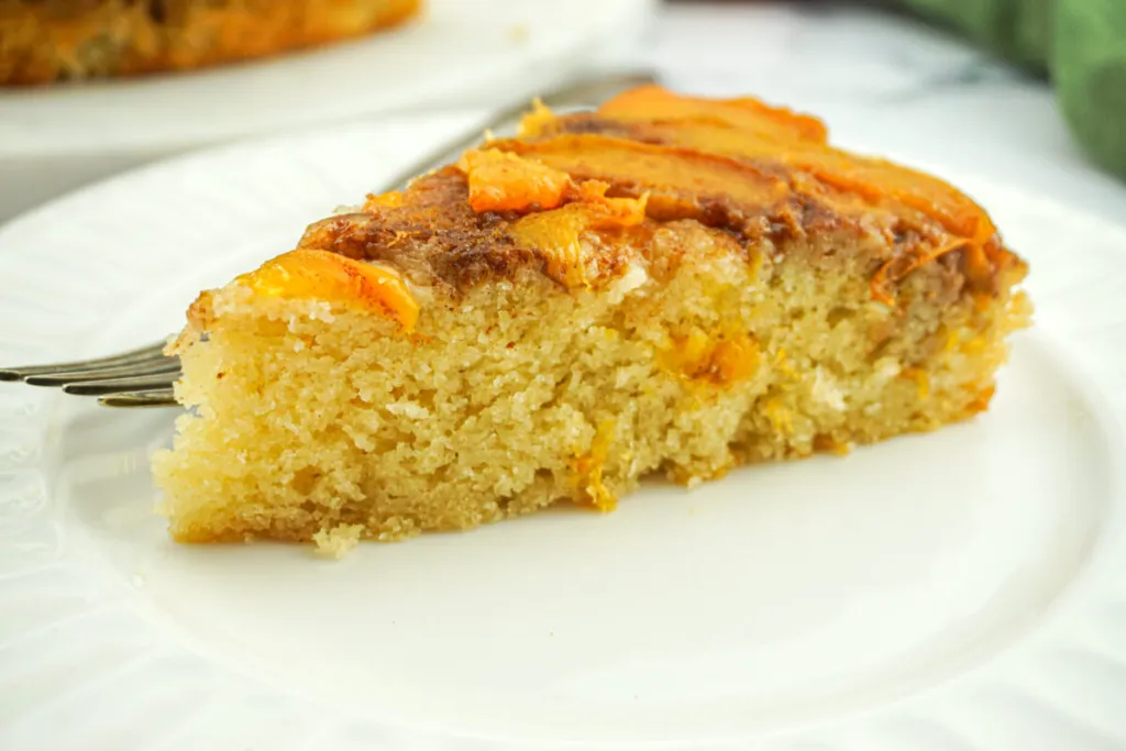 peach cake