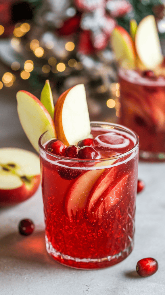 cranberry apple mocktail