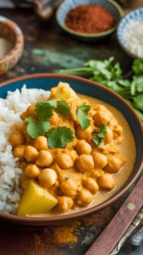 chickpea and potato curry