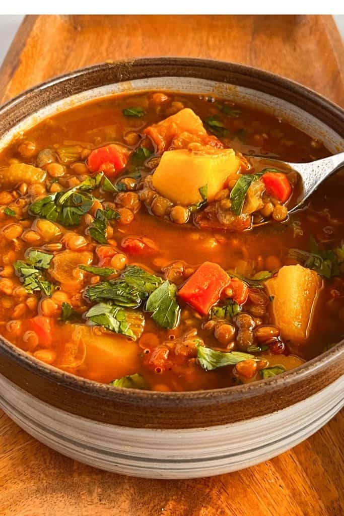 lentil potato soup