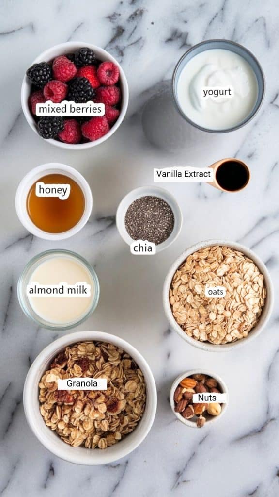 Mixed berry overnight oats 2