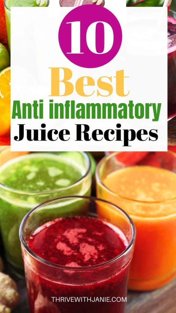 anti inflammatory juice recipes