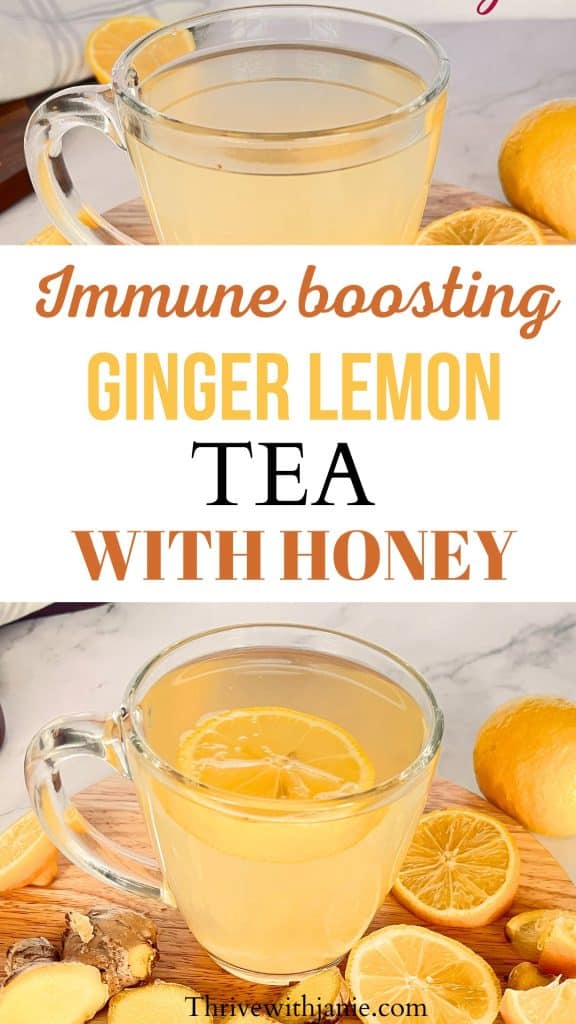 ginger lemon honey tea