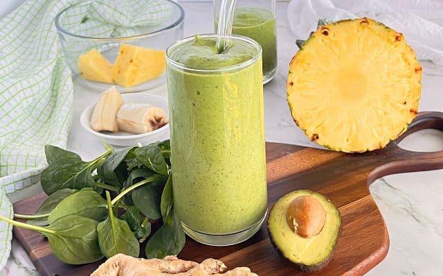 gut healthy green smoothie