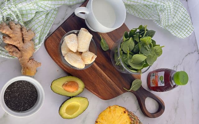 gut healthy green smoothie