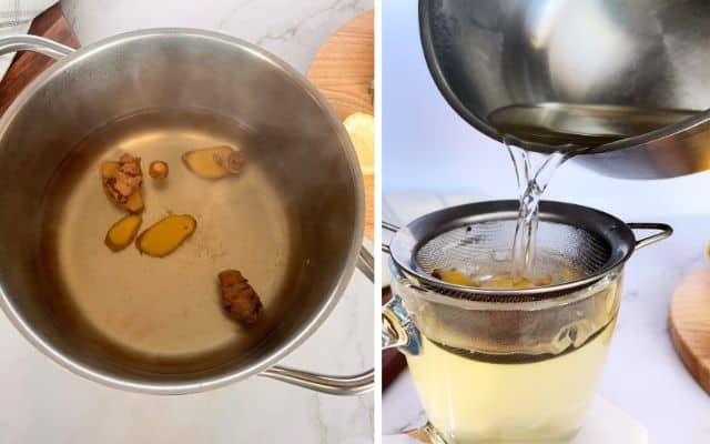 honey lemon ginger tea 3