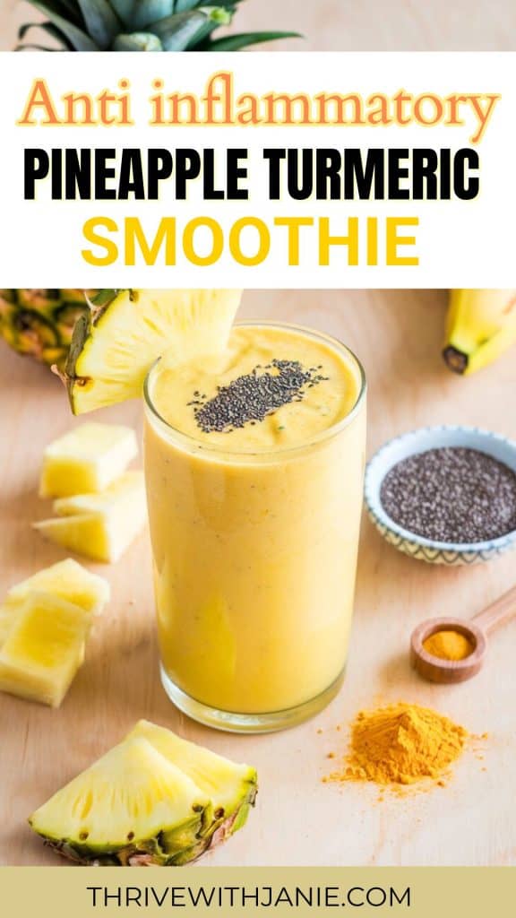 Pineapple turmeric smoothie