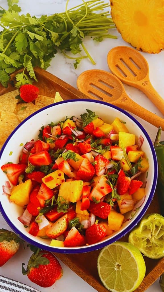 strawberry pineapple salsa