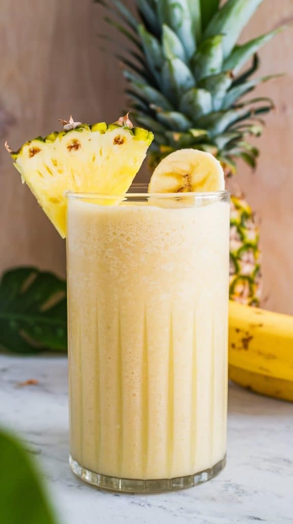 cottage cheese smoothie with pineapple