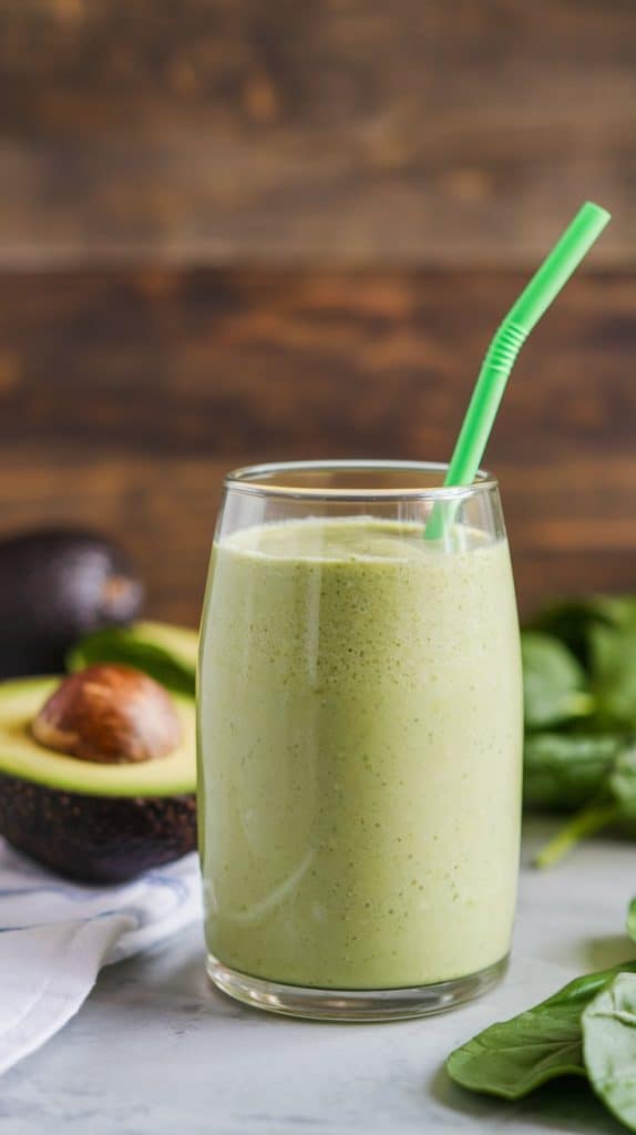 healthy creamy green spinach