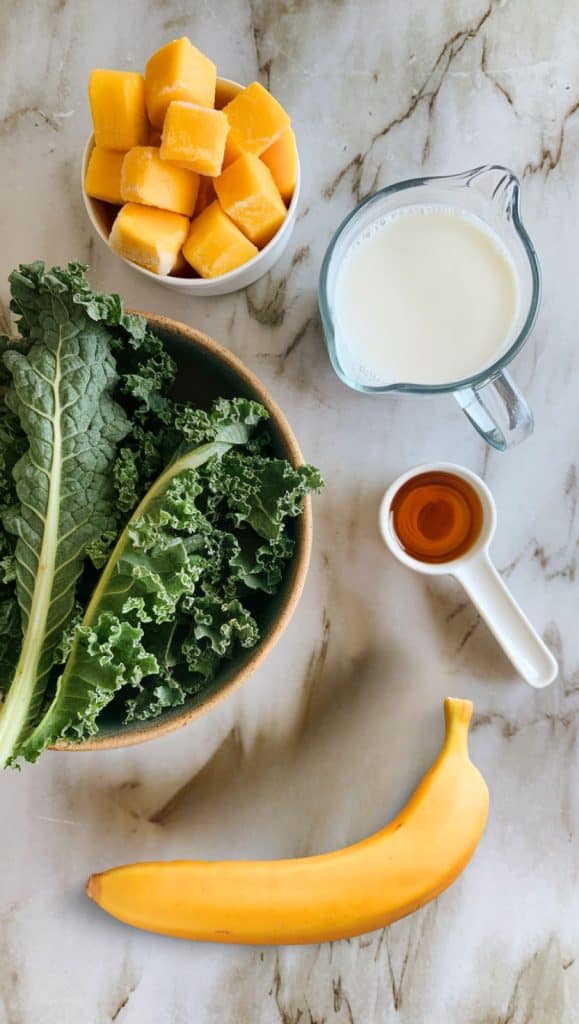 mango banana smoothie ingredients