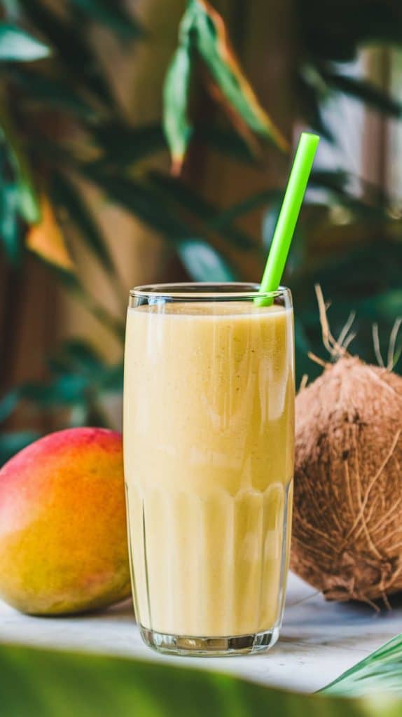 mango cottage cheese smoothie