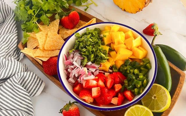 strawberry pineapple salsa