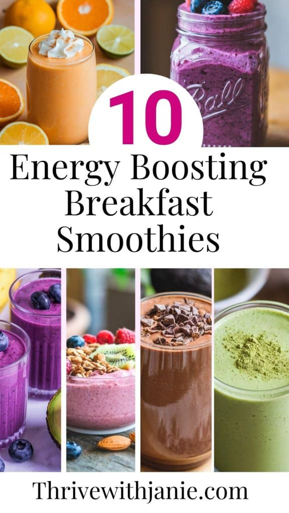 energy boosting smoothies for breakfast