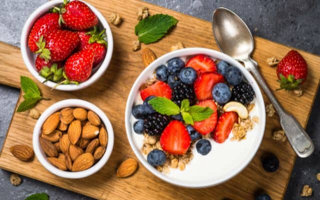 Mediterranean diet breakfast