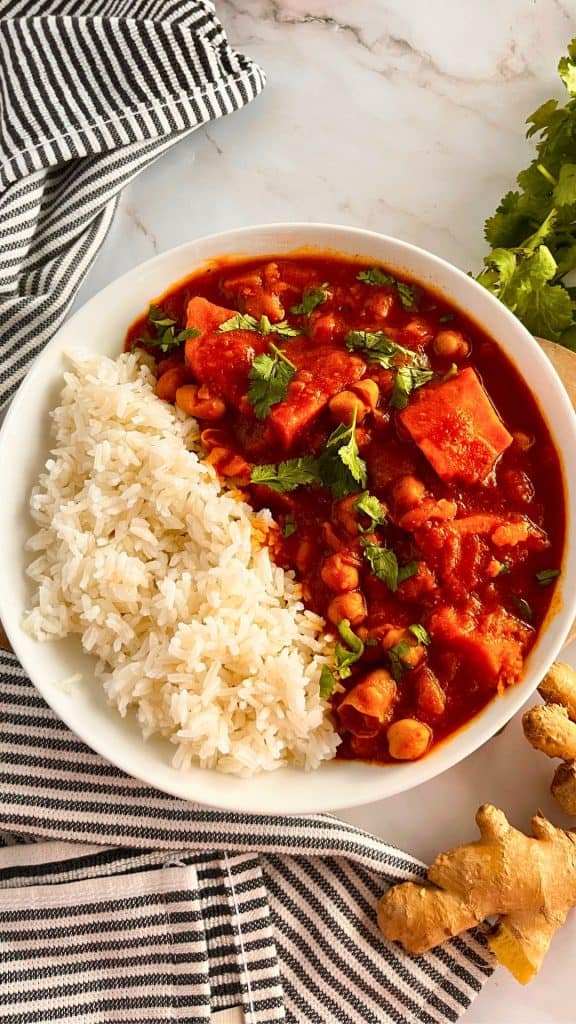 Sweet Potato Chickpea Curry