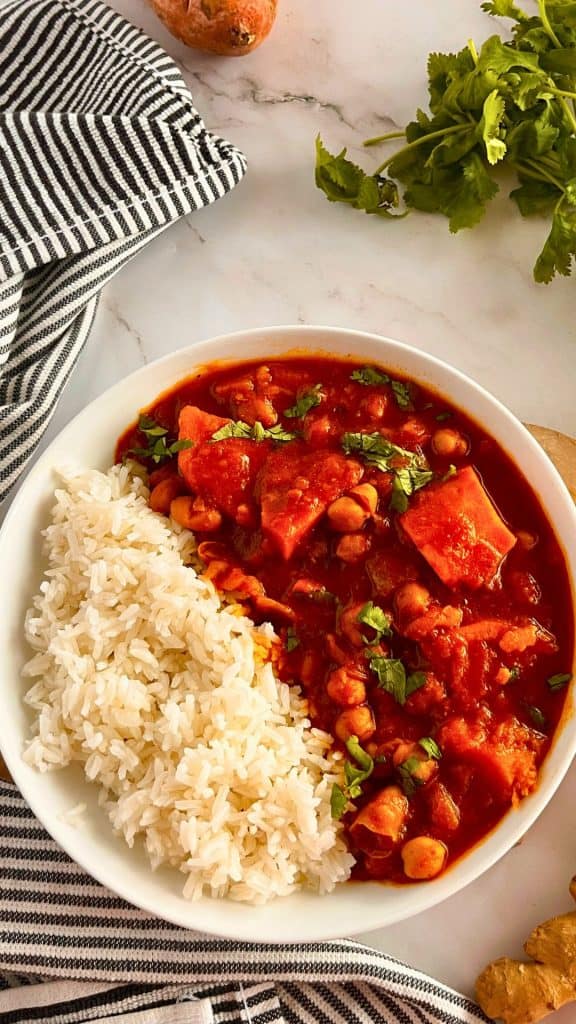 chick pea sweet potato curry 2