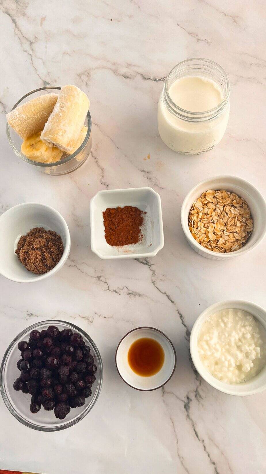 blueberry cottage cheese smoothie