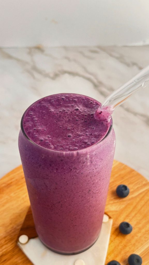 blueberry cottage cheese smoothie