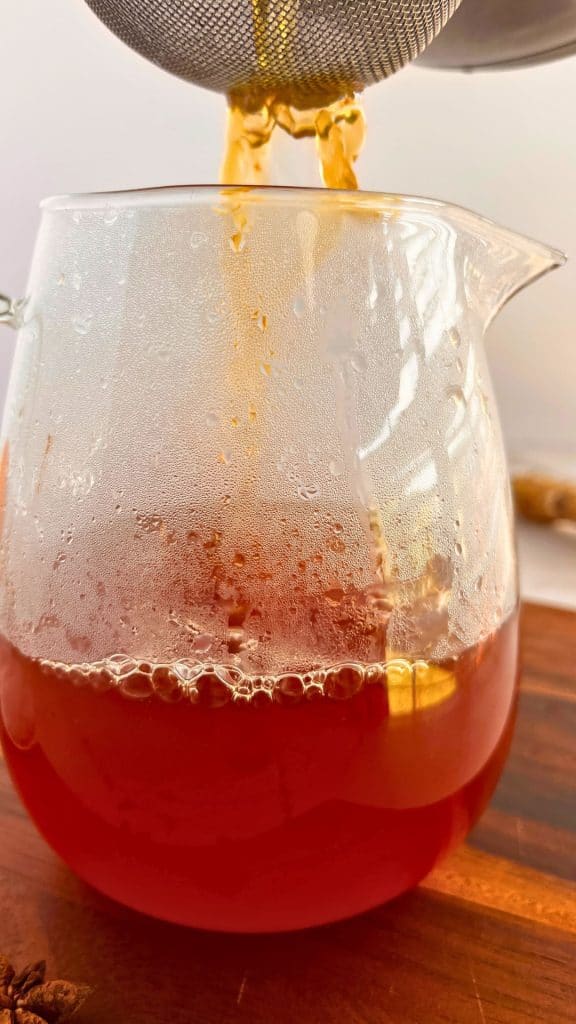 spiced cinnamon orange tea