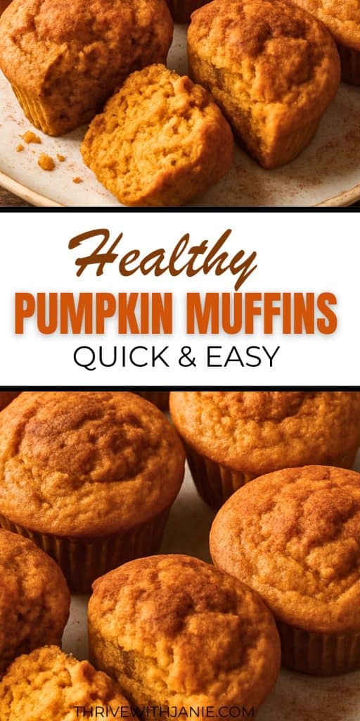 healthy pumpkin muffins