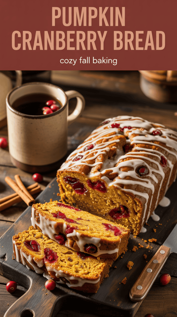 pumpkin cranberry bread