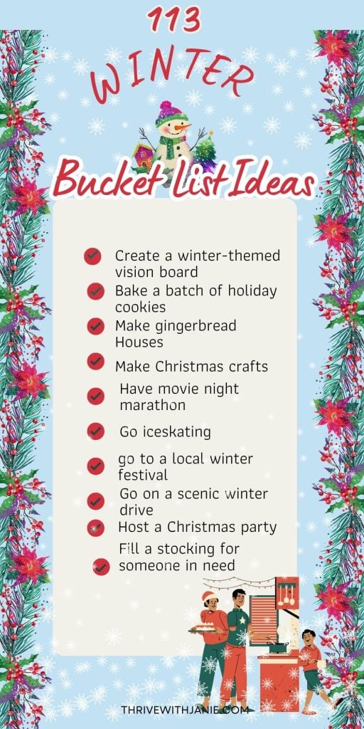 winter bucket list ideas