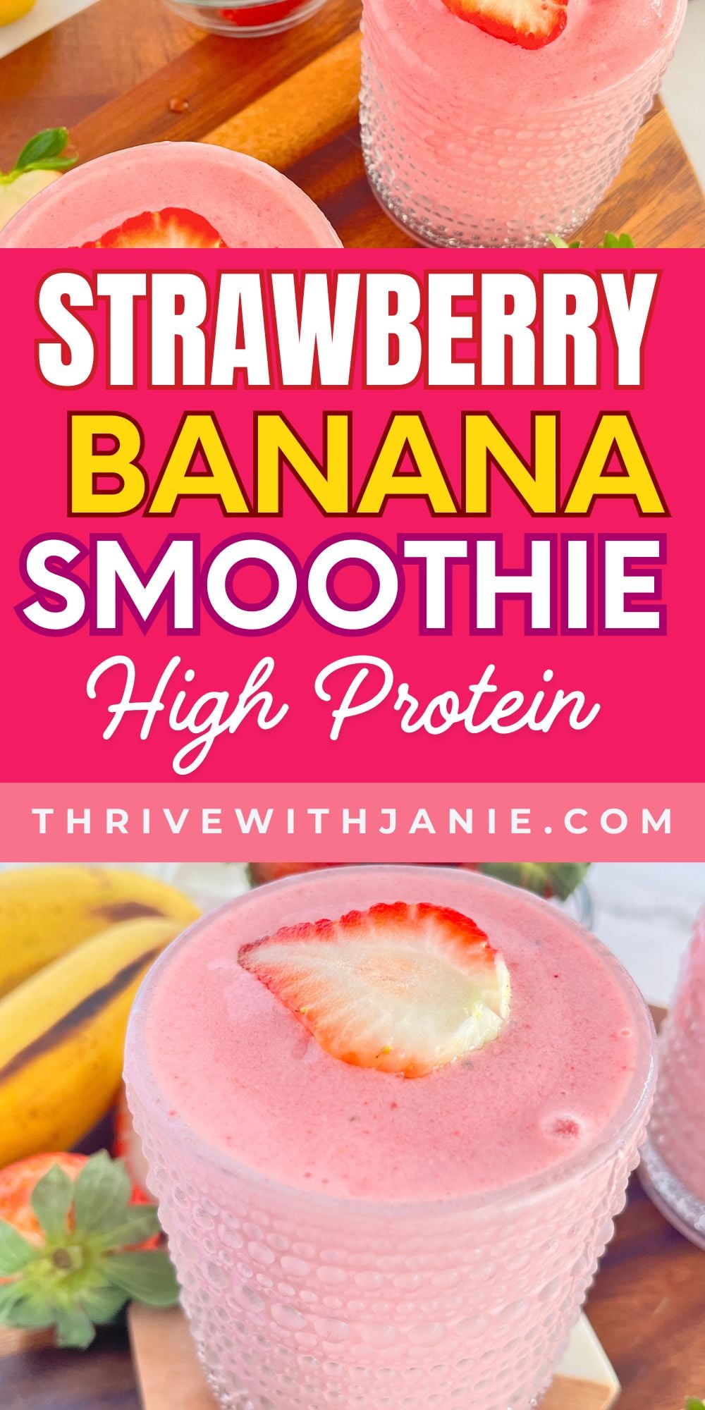 strawberry banana smoothie