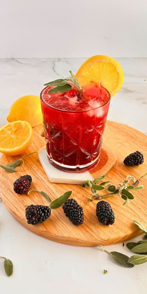 blackberry sage lemonade
